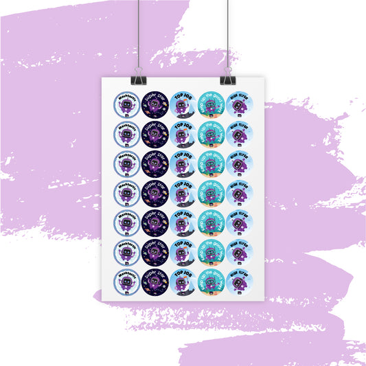 Mashcot Stickers (pack of 10 sheets)
