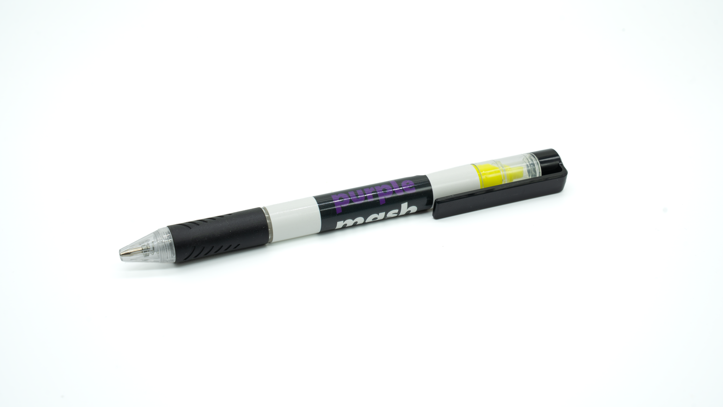 Purple Mash Highlighter Pens
