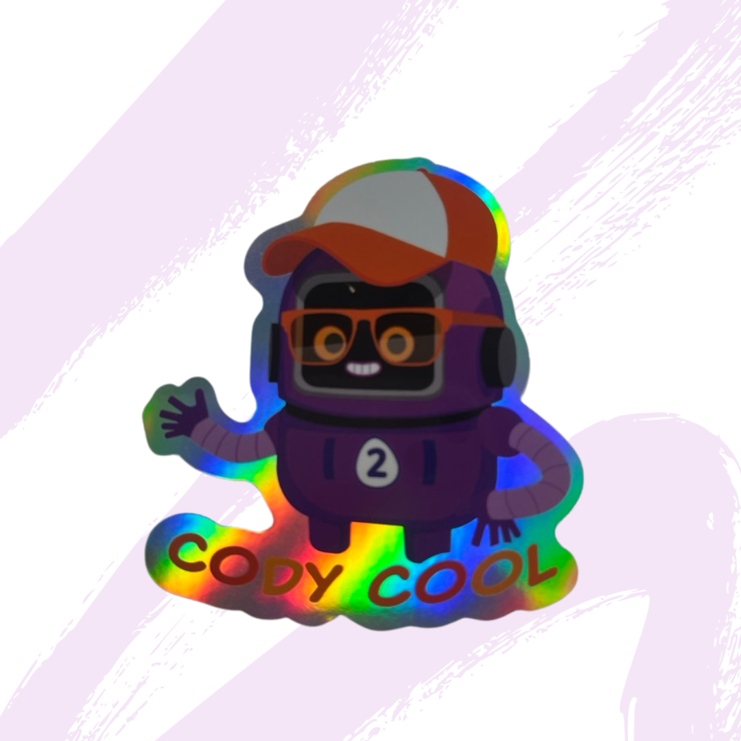 Cody Holographic Sticker (1)